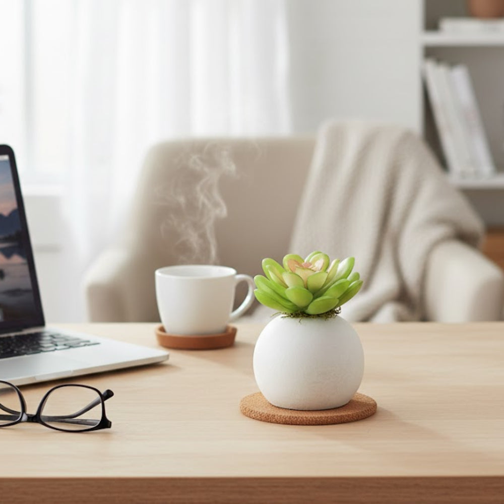 Allstate Floral Succulent Garden Artificial Plant with Cement Pot - Assortment