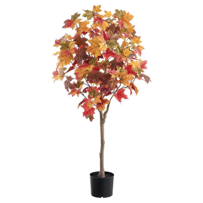 Allstate Floral 48" Maple Leaf Tree with Plastic Pot
