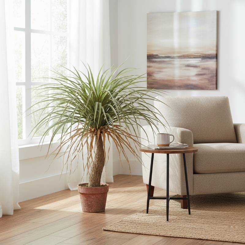 Allstate Floral 31" Desert Palm Tree with Plastic Pot - Green