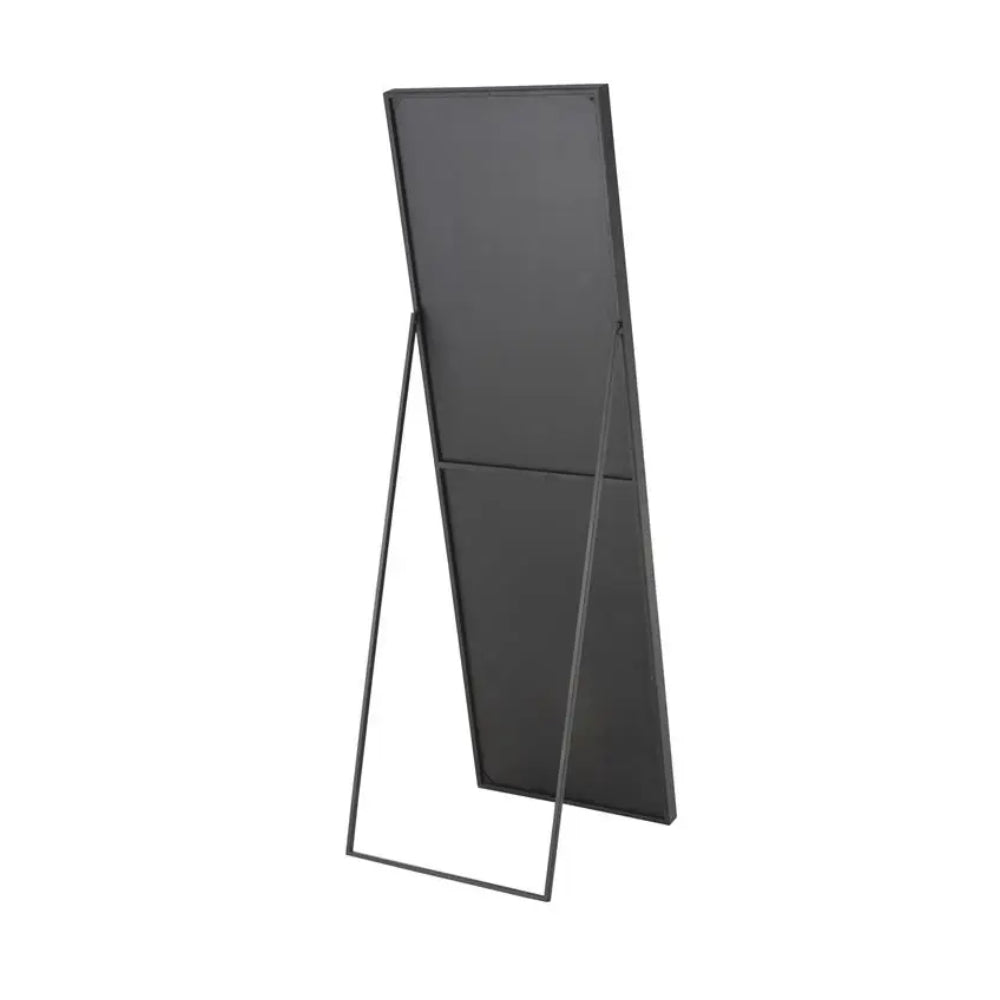 Decor Mache 63" Standing Foldable Floor Mirror - Black