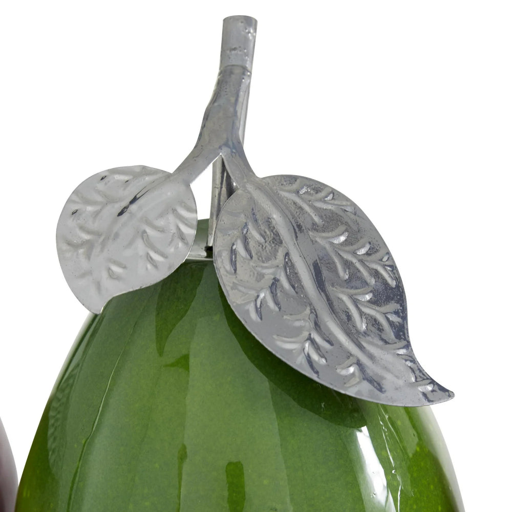 Decor Mache Traditional Decorative Fruit Sculpture with Platter