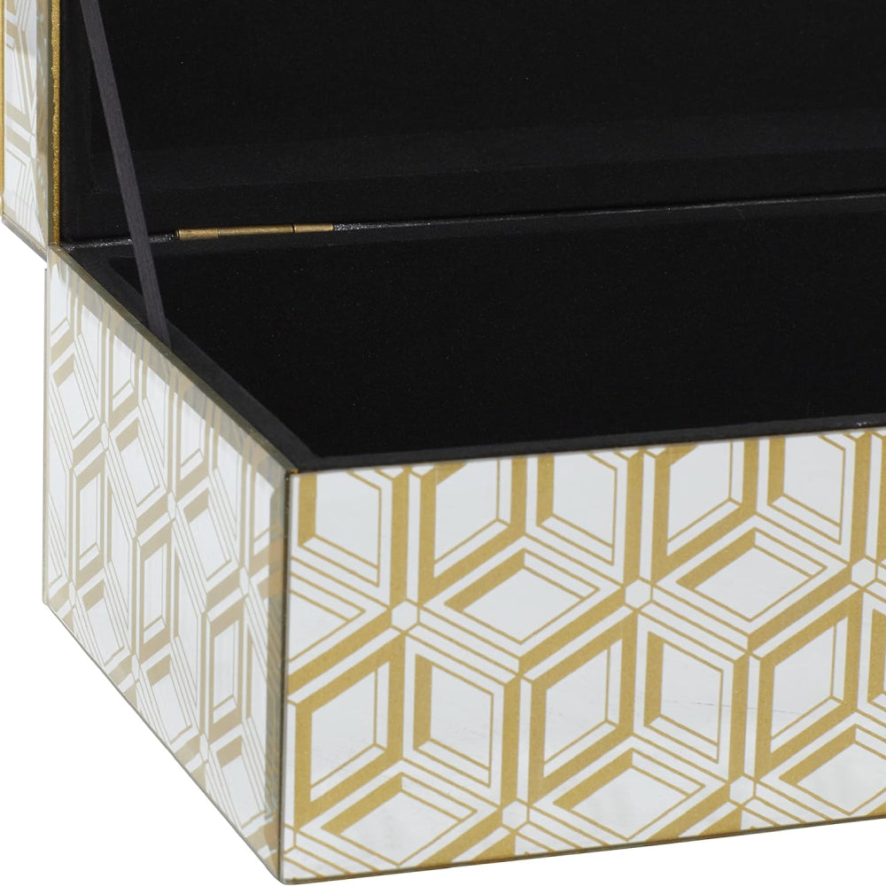 Decor Mache Glam Jewelry Organizer (Set of 2) - Gold