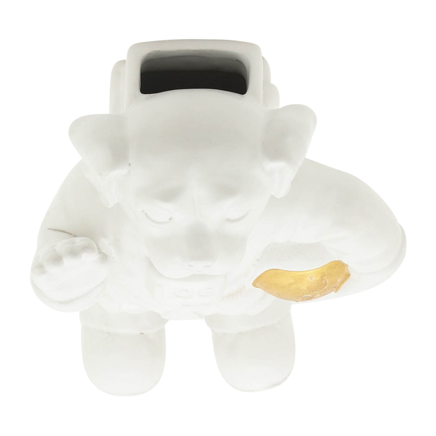 Sagebrook Home 12" Ceramic Astro Dog Decor - White/Gold