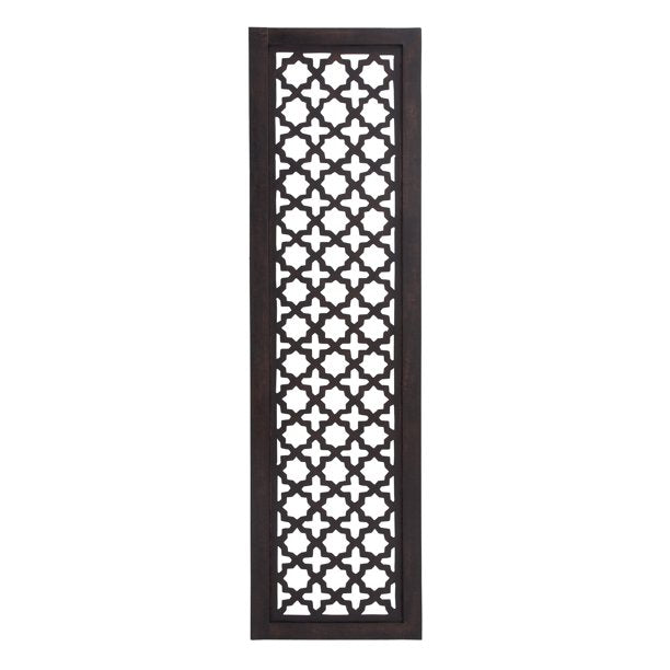 Black Traditional Wood Wall Panel