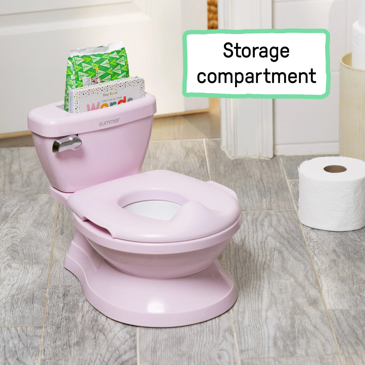 Ingenuity Summer My Size Pro Potty Chair with Built-in Splash Guard