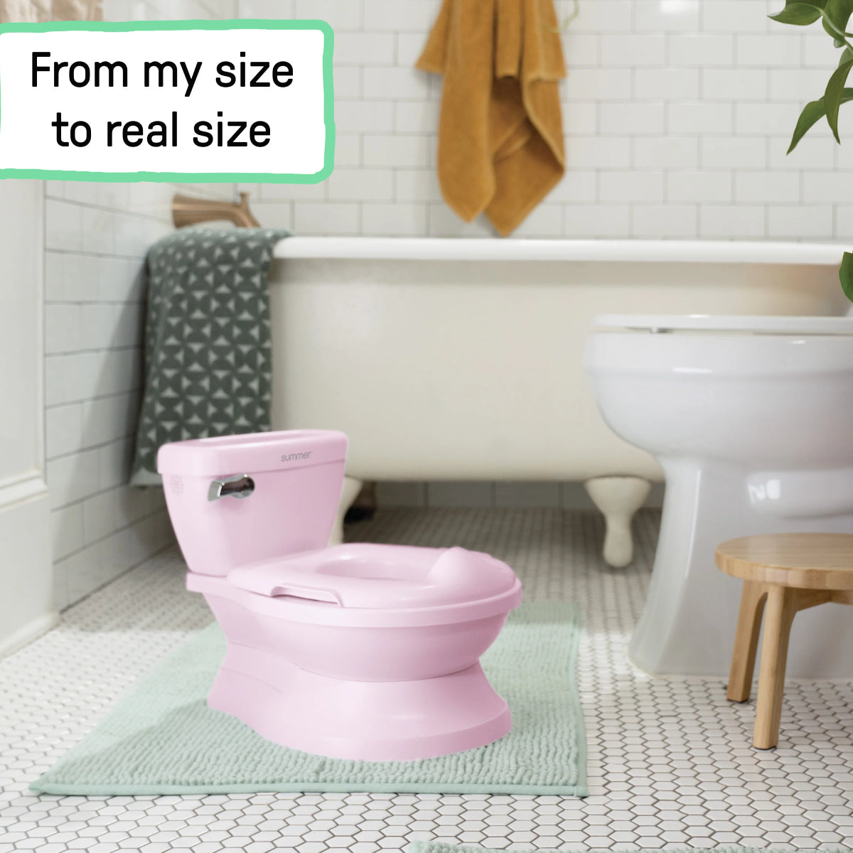 Ingenuity Summer My Size Pro Potty Chair with Built-in Splash Guard