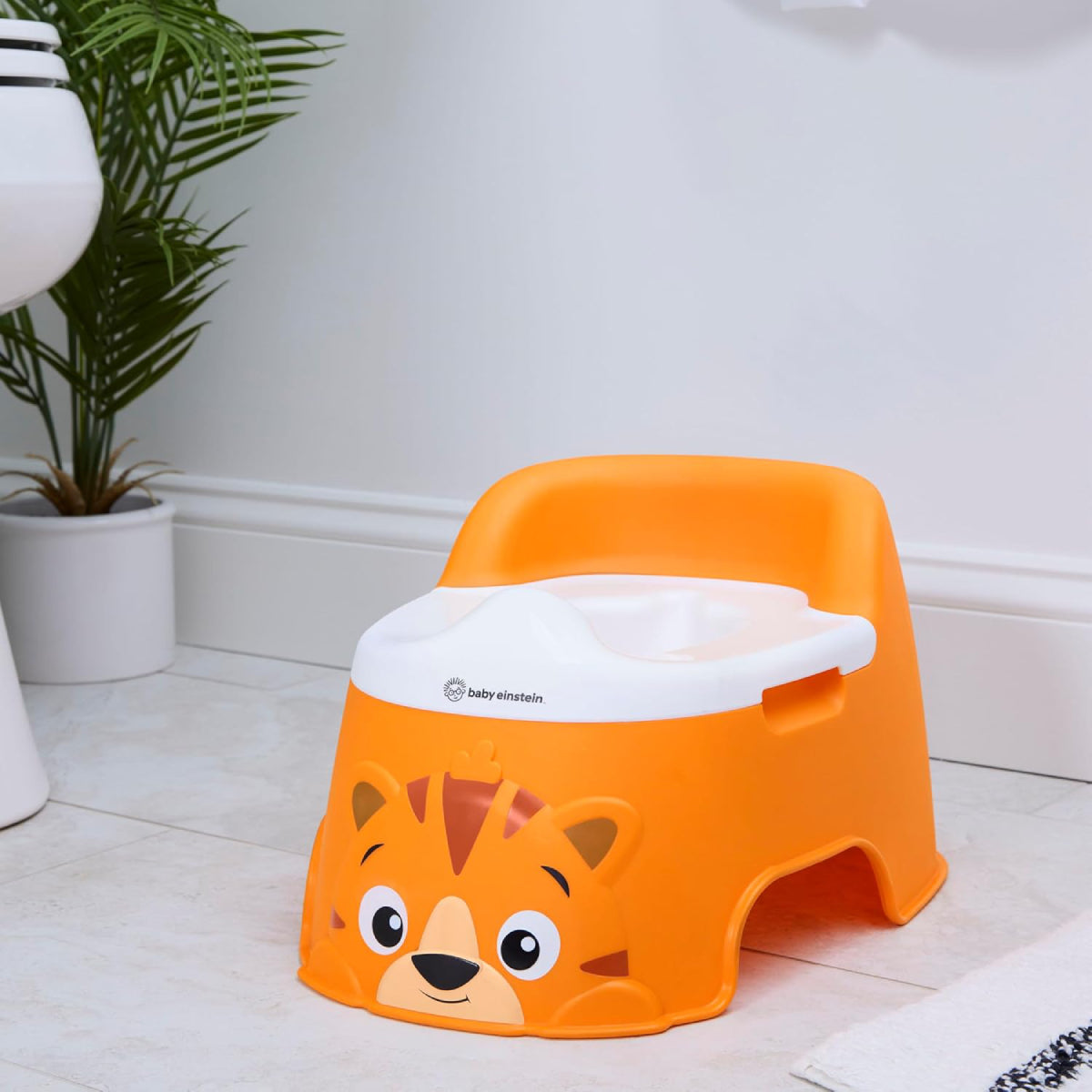 Baby Einstein Tinkle and Reveal Tiger Potty for 18+ Months - Orange/White