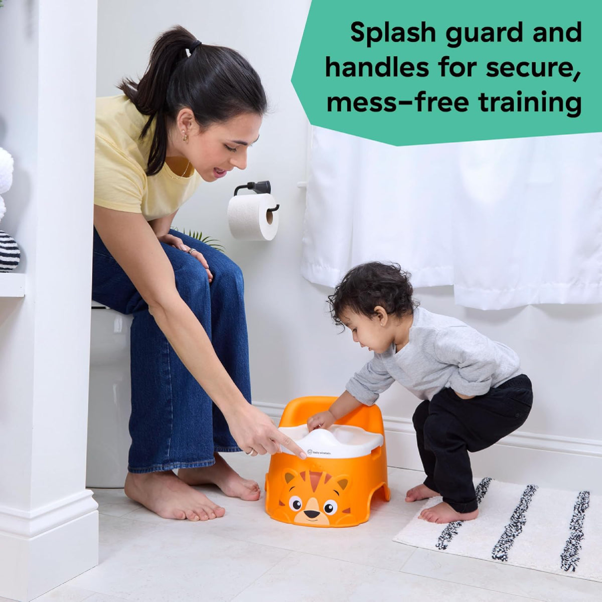 Baby Einstein Tinkle and Reveal Tiger Potty for 18+ Months - Orange/White