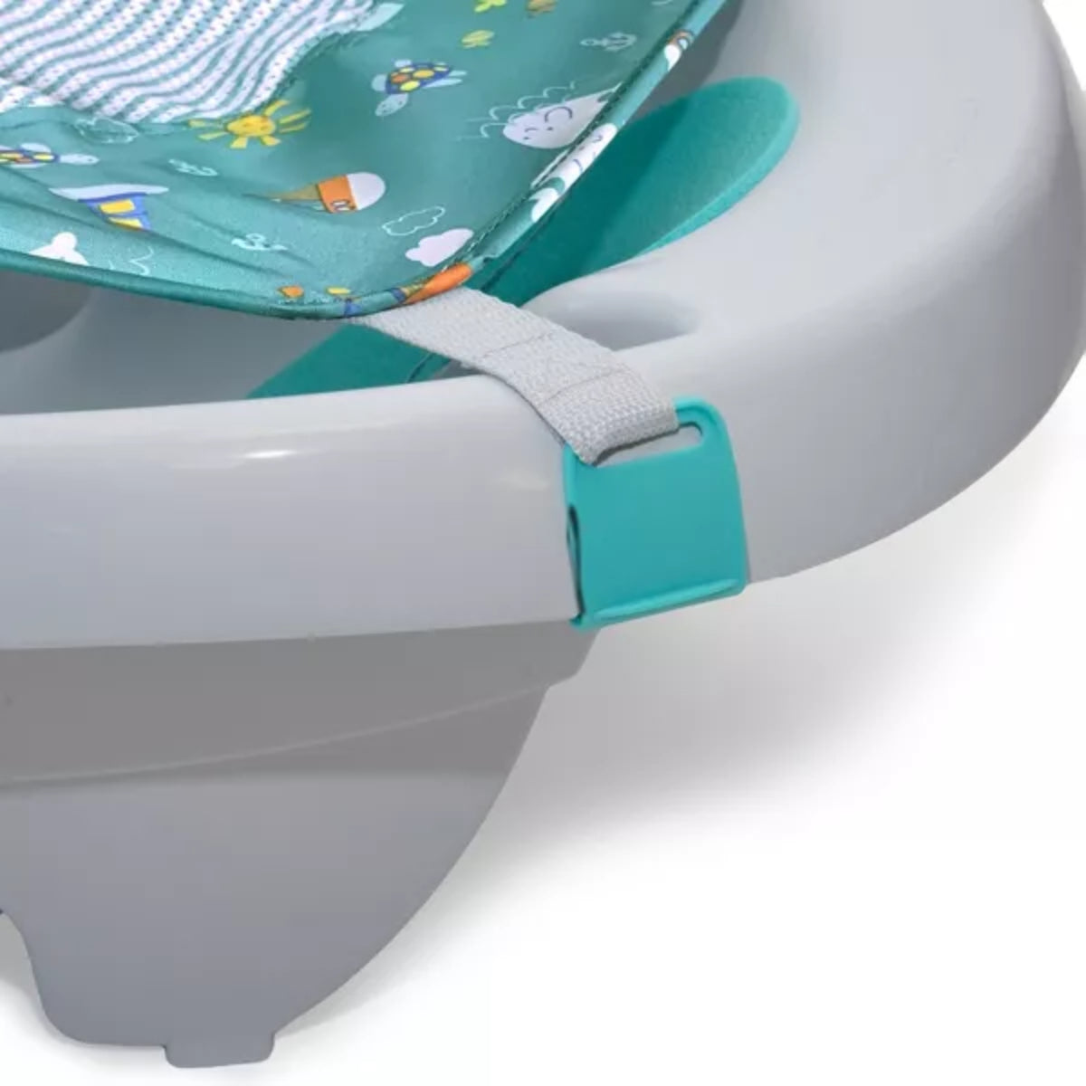 Ingenuity Summer Comfy Clean Deluxe Tub with 3-in-1 Removable Sling and Padded Backrest - Gray