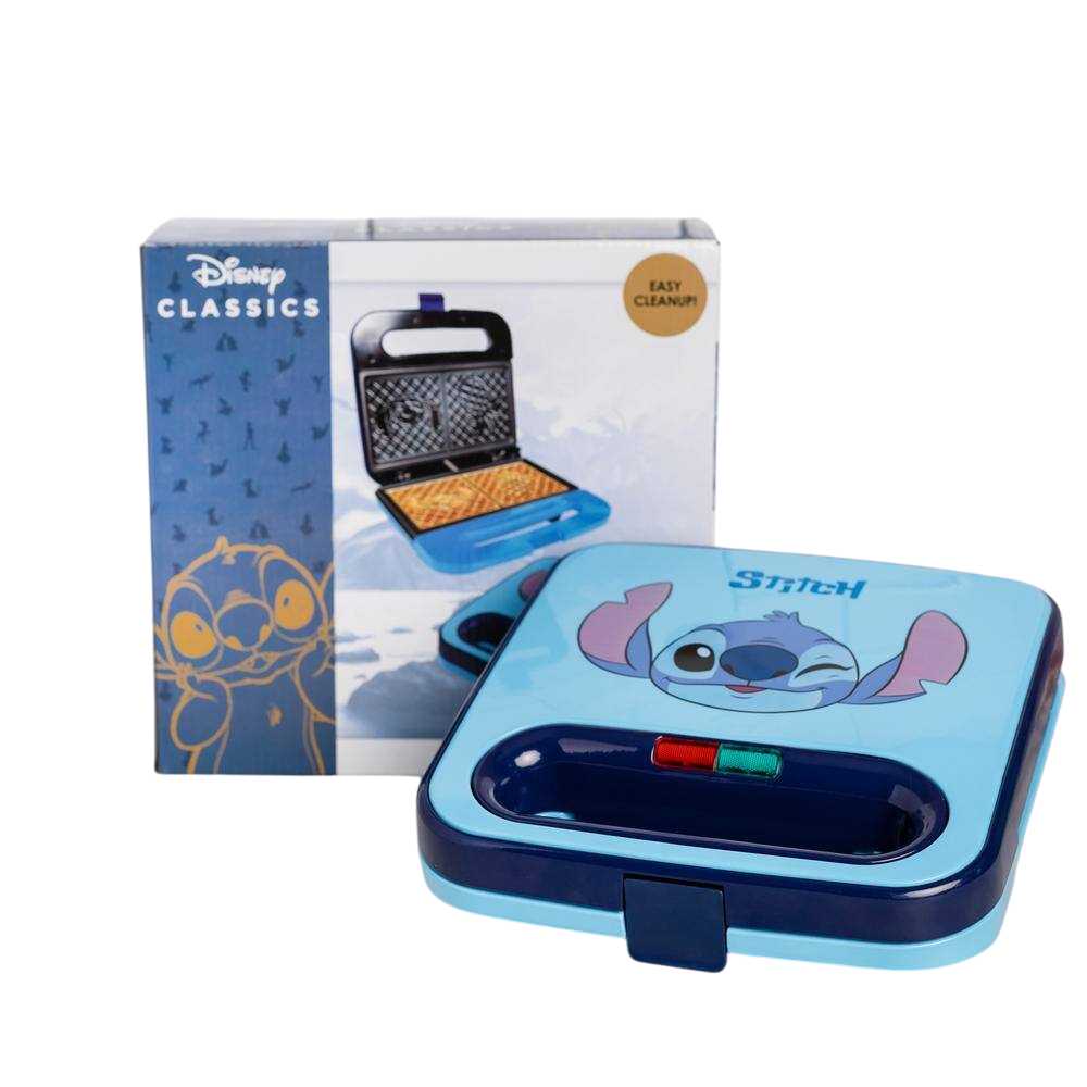 Uncanny Brands WM2/DIL/LS1 Disney Lilo and Stitch Waffle Maker - Blue