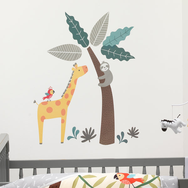 Bedtime Originals Mighty Jungle Animals Wall Decals