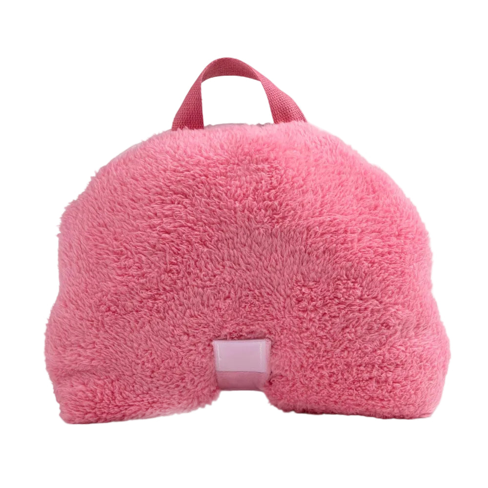 Manta de sherpa con bolsillo de almacenamiento para niños de Delta: gato magenta