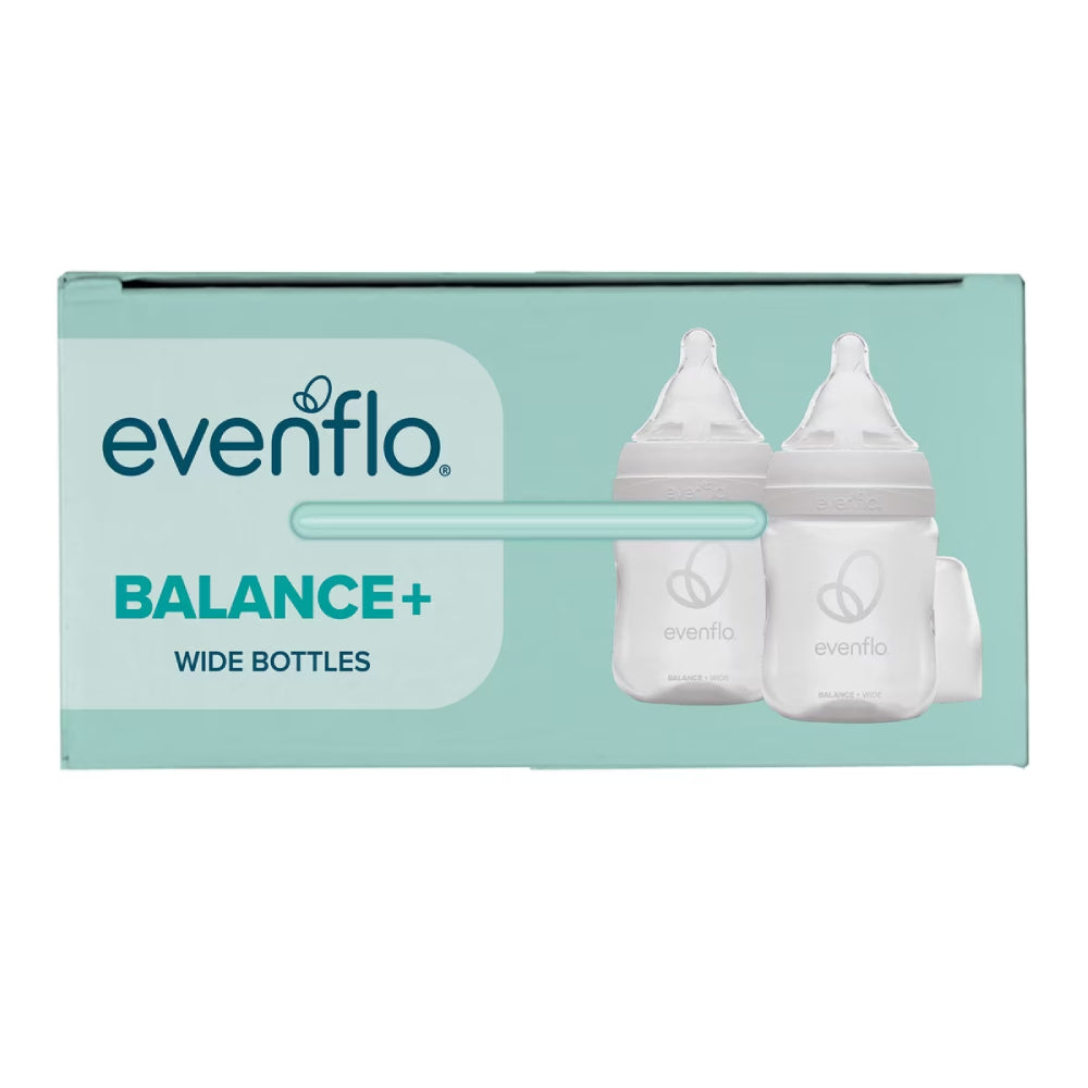 Evenflo Balance+ Wide Baby Bottles (2-Pieces)