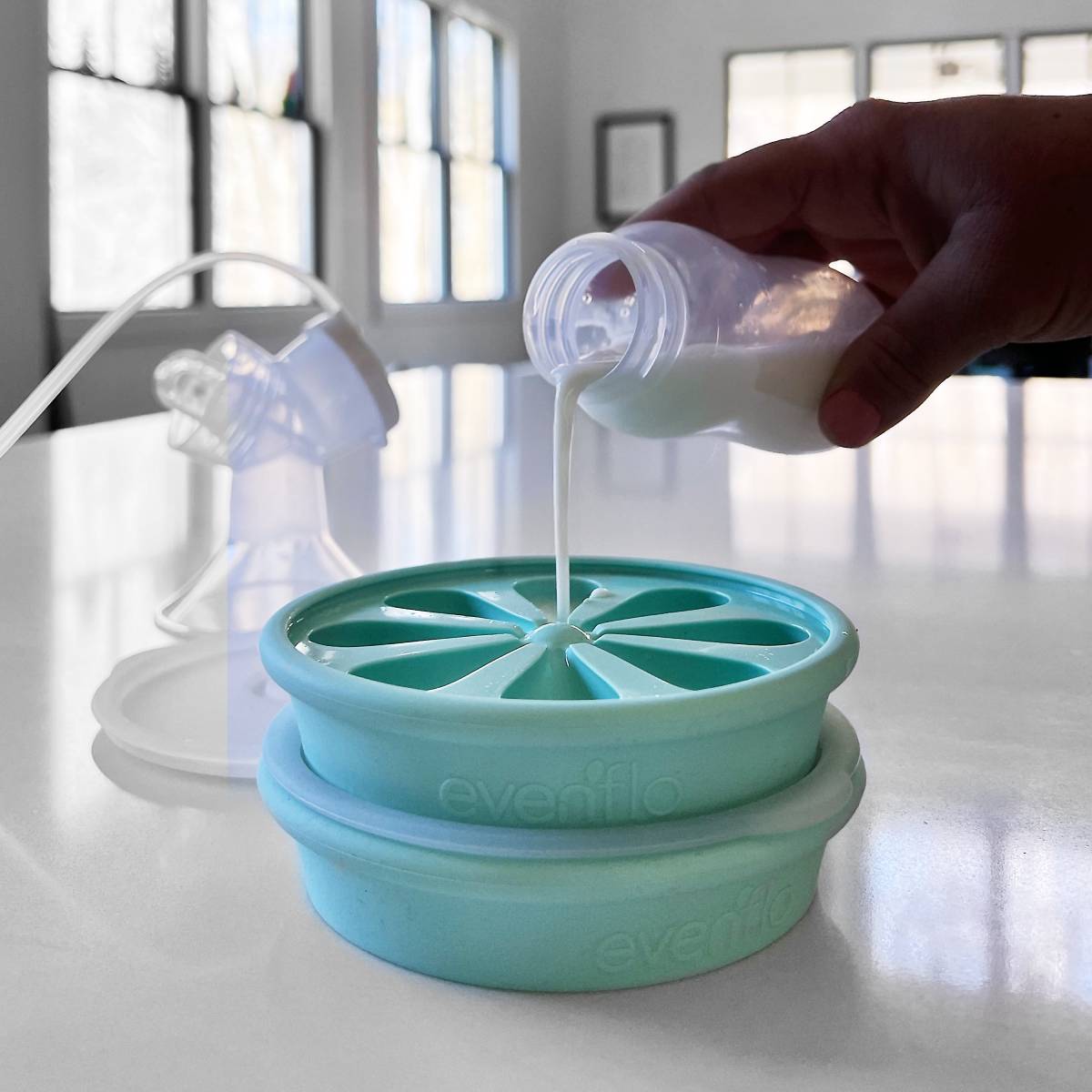 Evenflo Breastmilk Storage Tray (2-Pieces) - Green