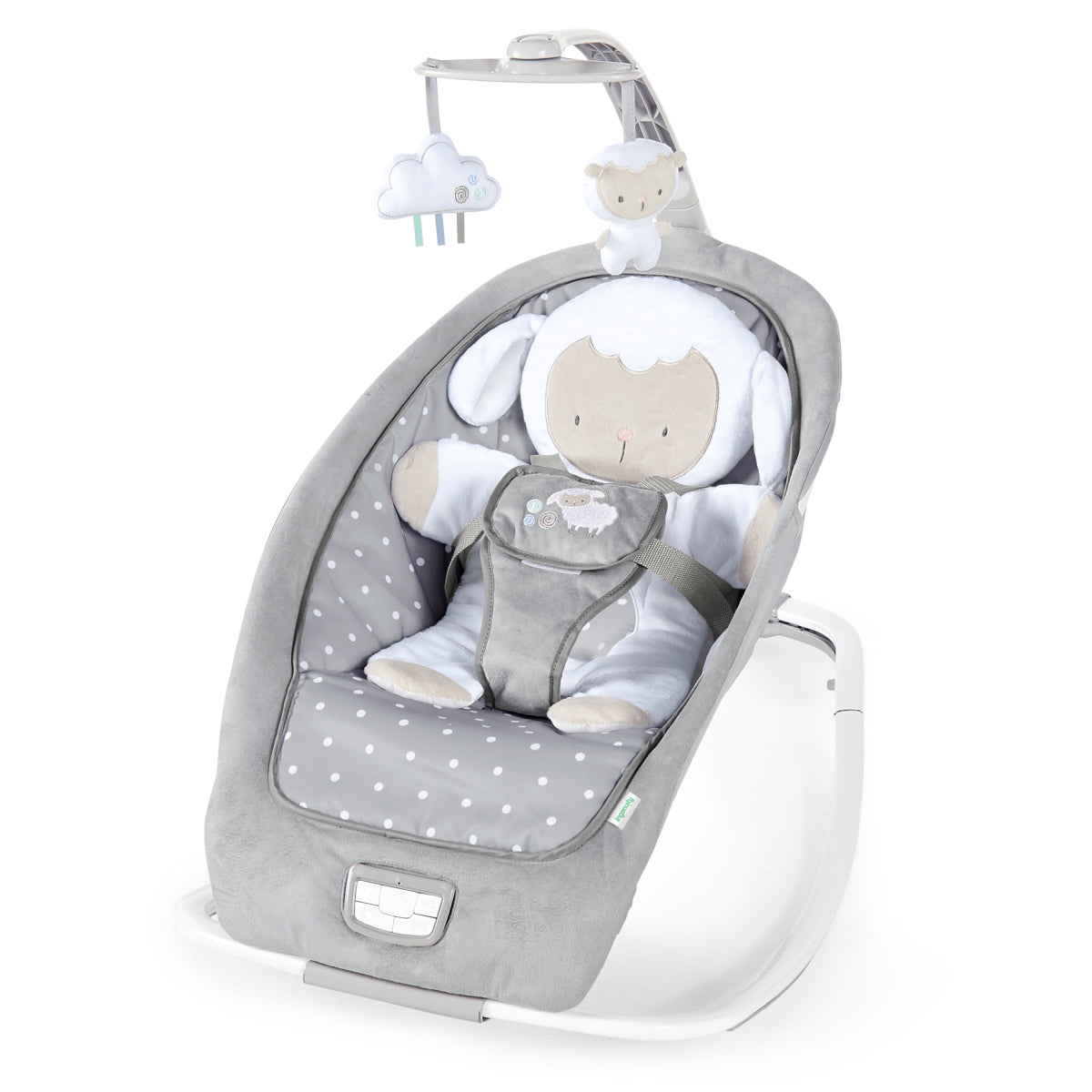 Ingenuity Rocker and Baby Bouncer Seat - Cuddle Lamb