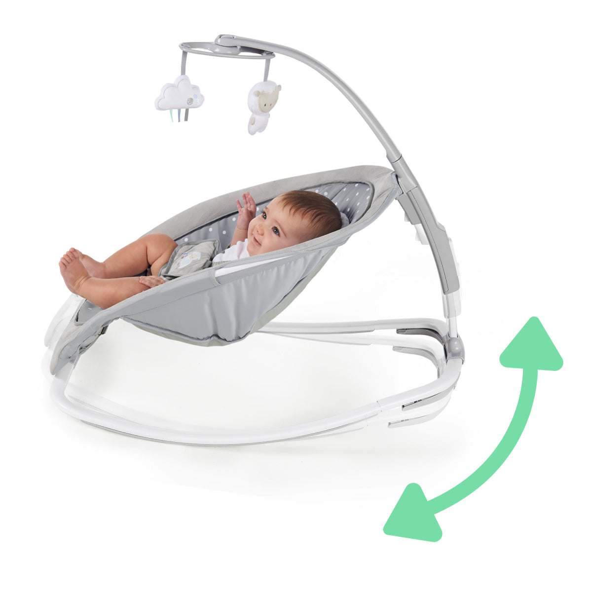 Ingenuity Rocker and Baby Bouncer Seat - Cuddle Lamb