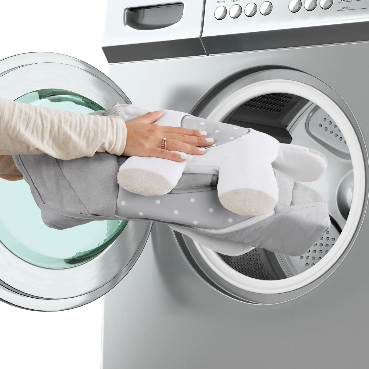 Ingenuity Comfort 2 Go Compact Swing with 5-Point Safety Harness - Gray