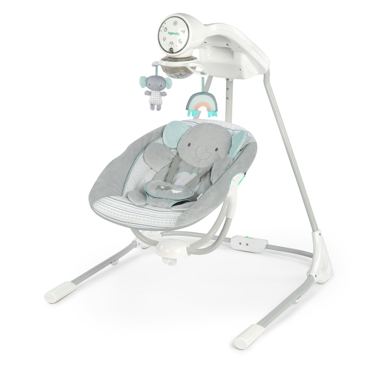 Ingenuity InLighten Soothing Swing - Gray