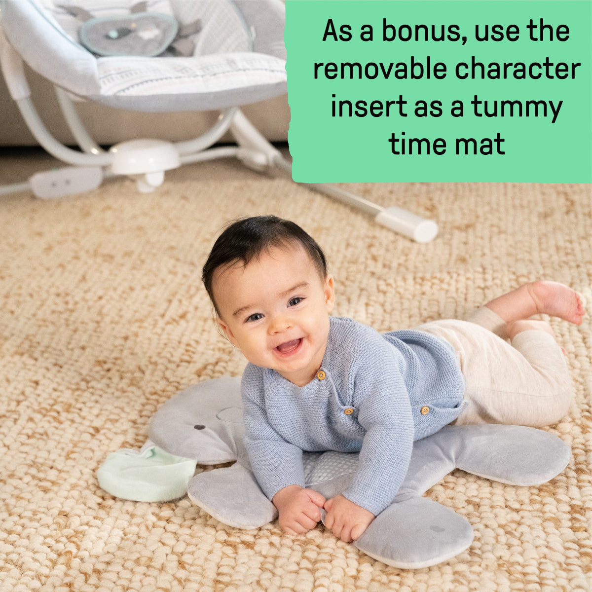 Ingenuity InLighten Soothing Swing - Gray