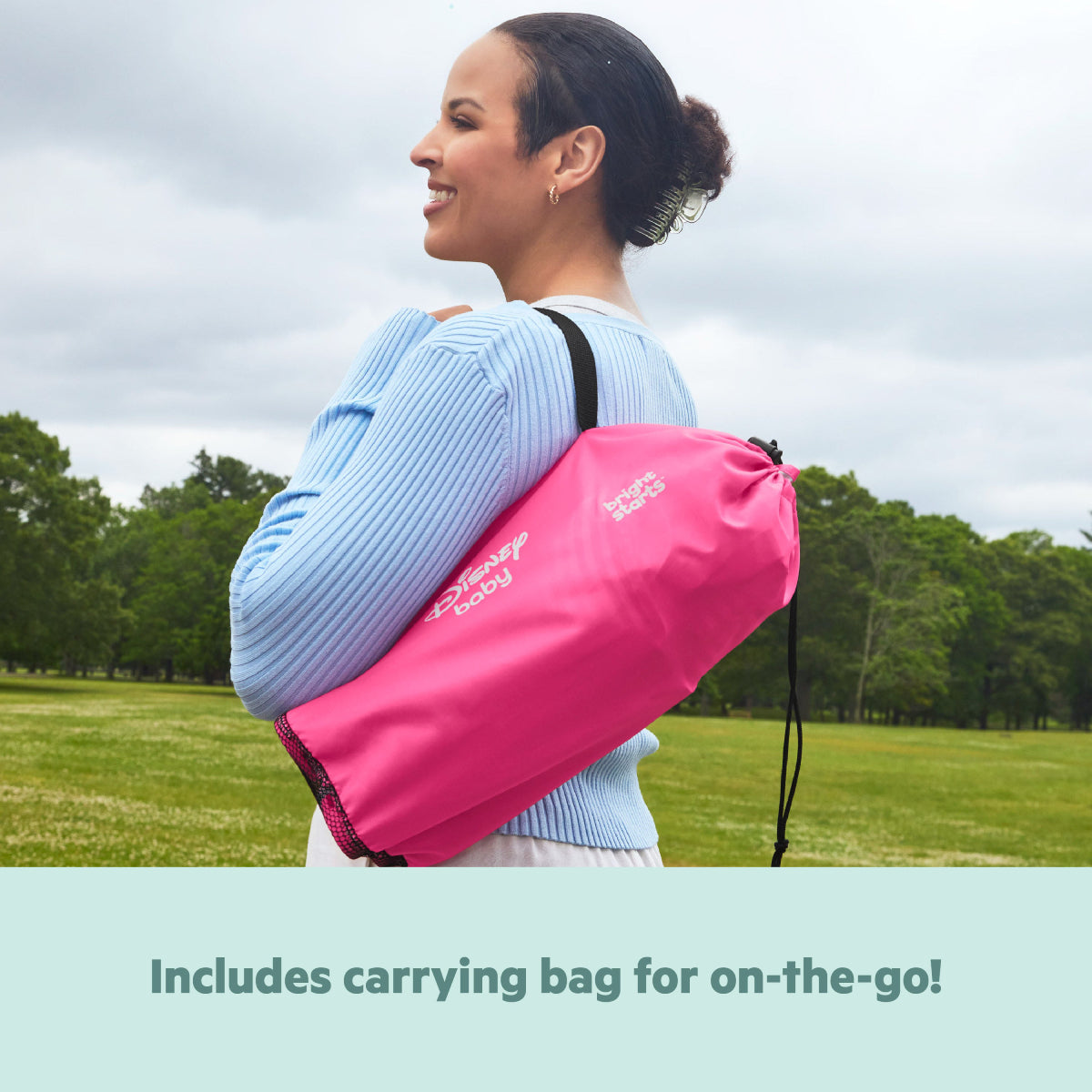 Bright Starts Disney Baby Pop N Sit Portable Booster Seat