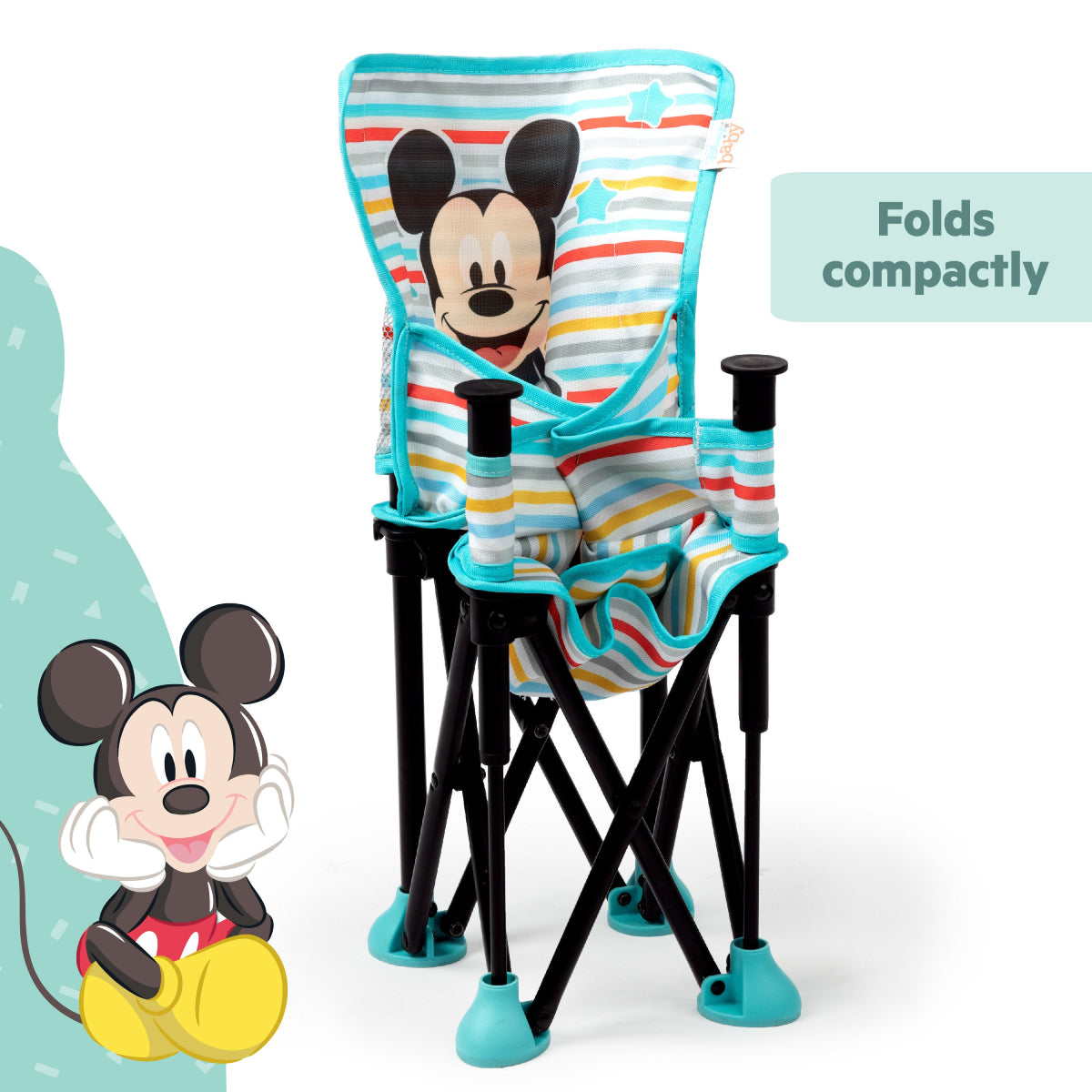 Bright Starts Disney Baby Pop N Sit Portable Booster Seat