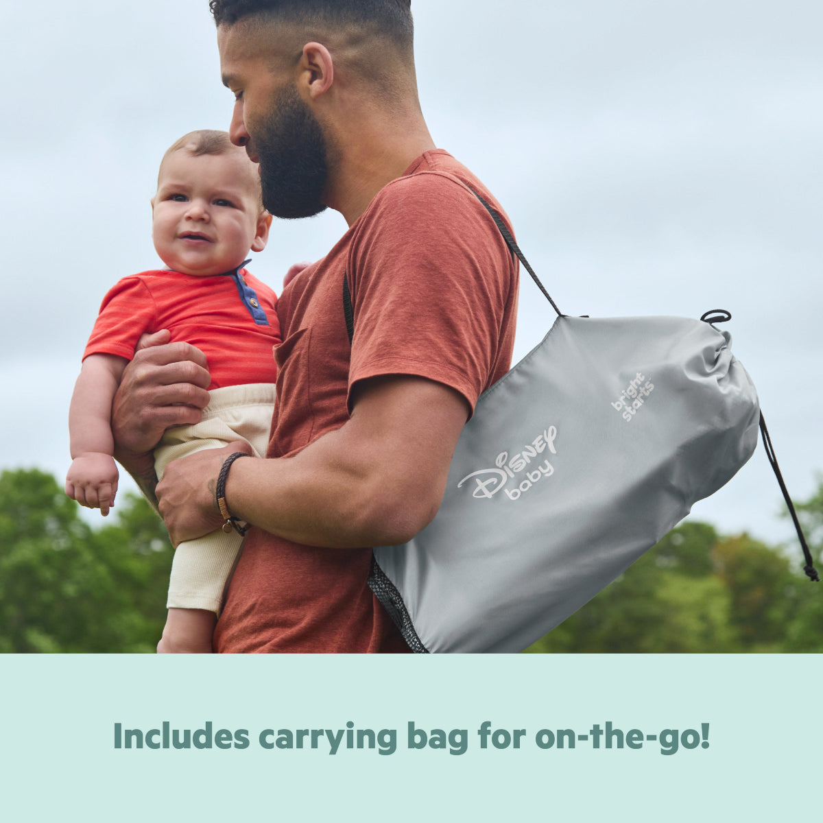 Bright Starts Disney Baby Pop N Sit Portable Booster Seat