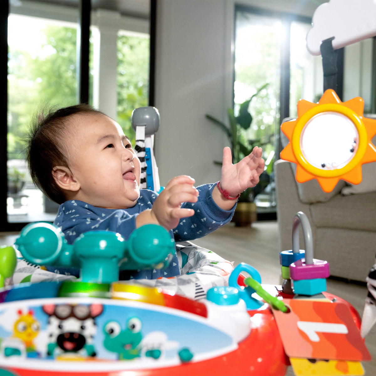 Baby Einstein Ocean Explorers Airplane Adventure 2-in-1 Activity Jumper with 360 Degree Rotating Seat for 6+ Months