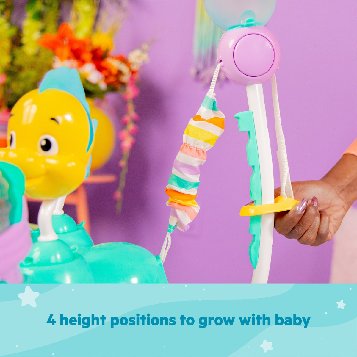 Bright Starts The Little Mermaid Sea of Activities Jumper - Blue