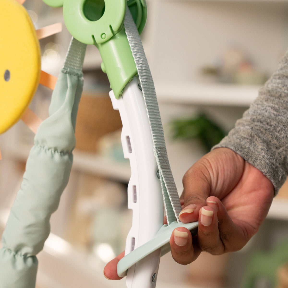 Ingenuity Tummy-to-Toes 6-in-1 Milestone Center Play Mat - Gray