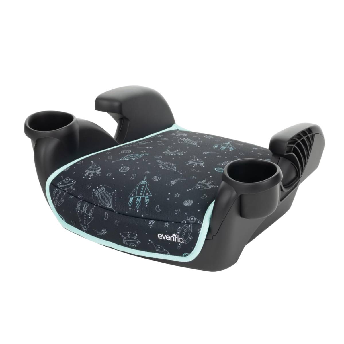 Evenflo GoTime No Back Booster Car Seat- Black/Blue