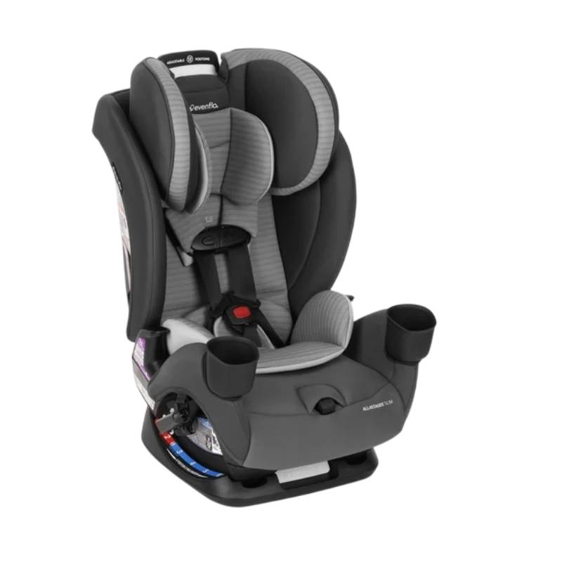 Evenflo All4Stages Slim 4-in-1 Convertible Car Seat- Gray/Black