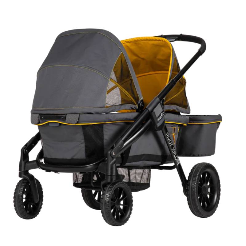 Evenflo Pivot Xplore All-Terrain Stroller Wagon - Gray/Black