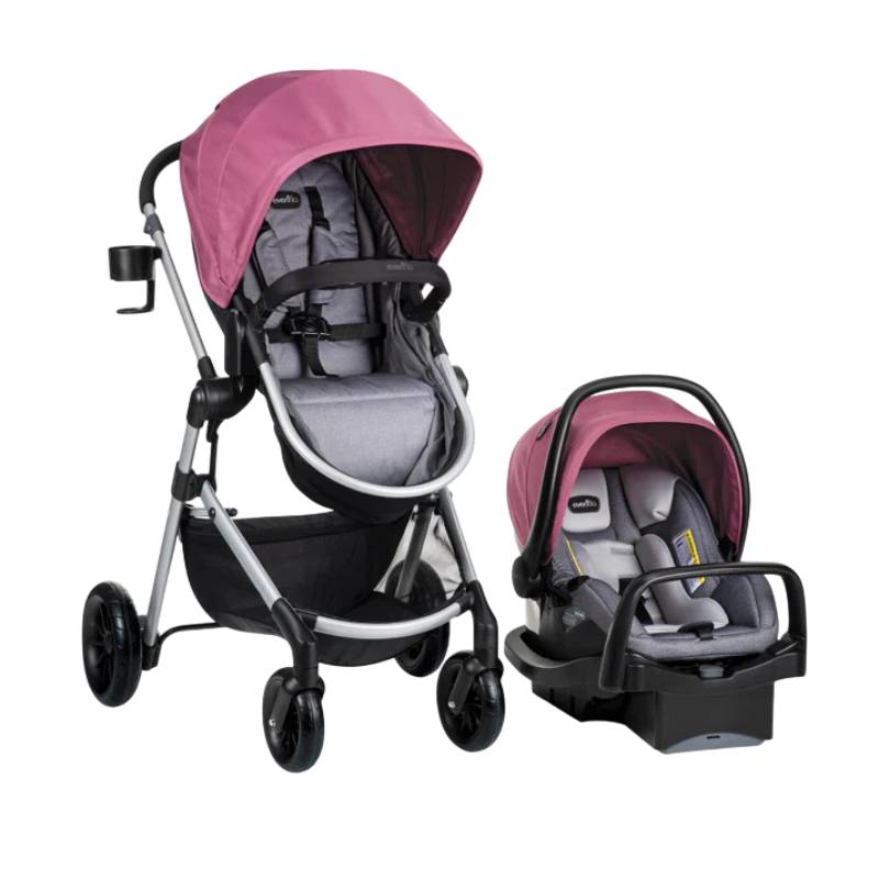 Evenflo Pivot Modular Travel System with LiteMax Infant Car Seat
