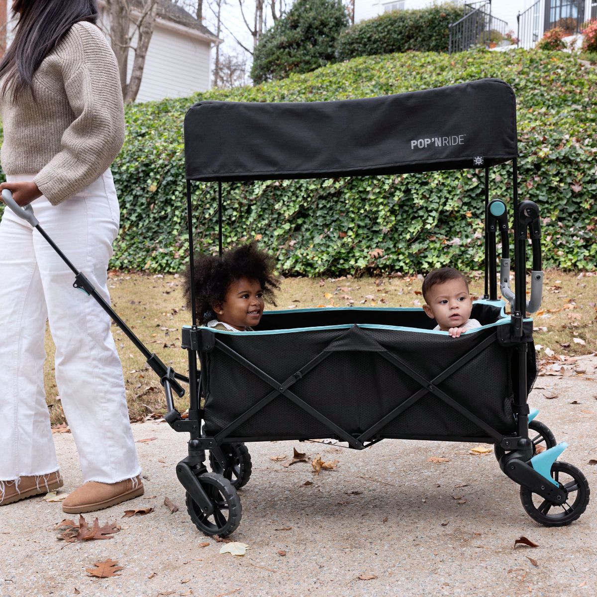 Summer by Ingenuity Pop 'N Ride Stroller Wagon - Black