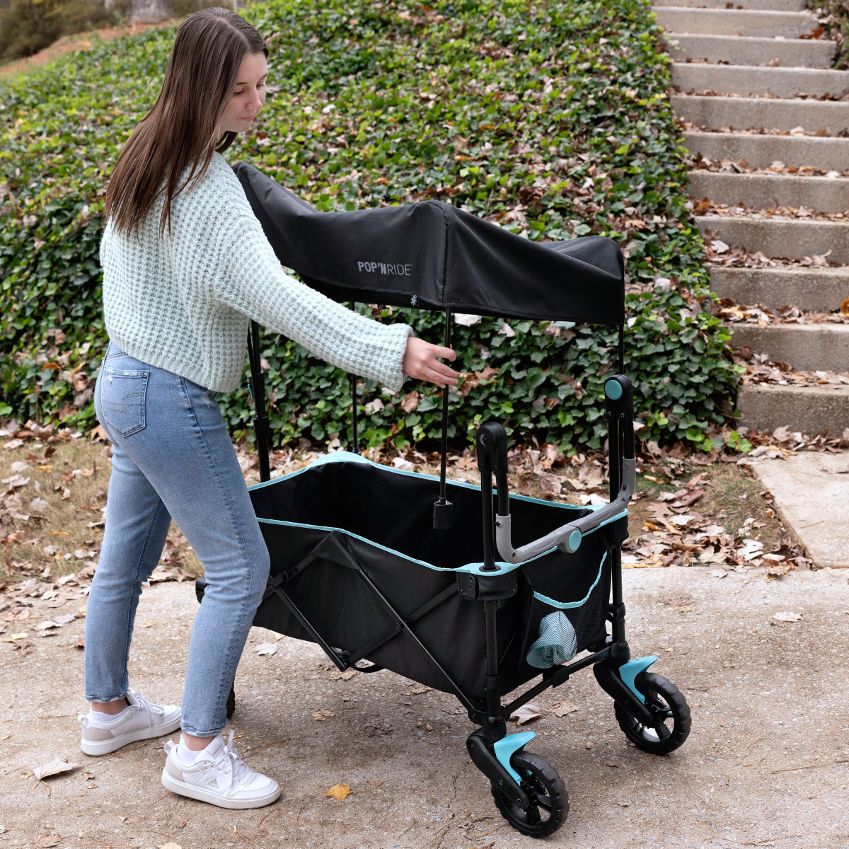 Summer by Ingenuity Pop 'N Ride Stroller Wagon - Black