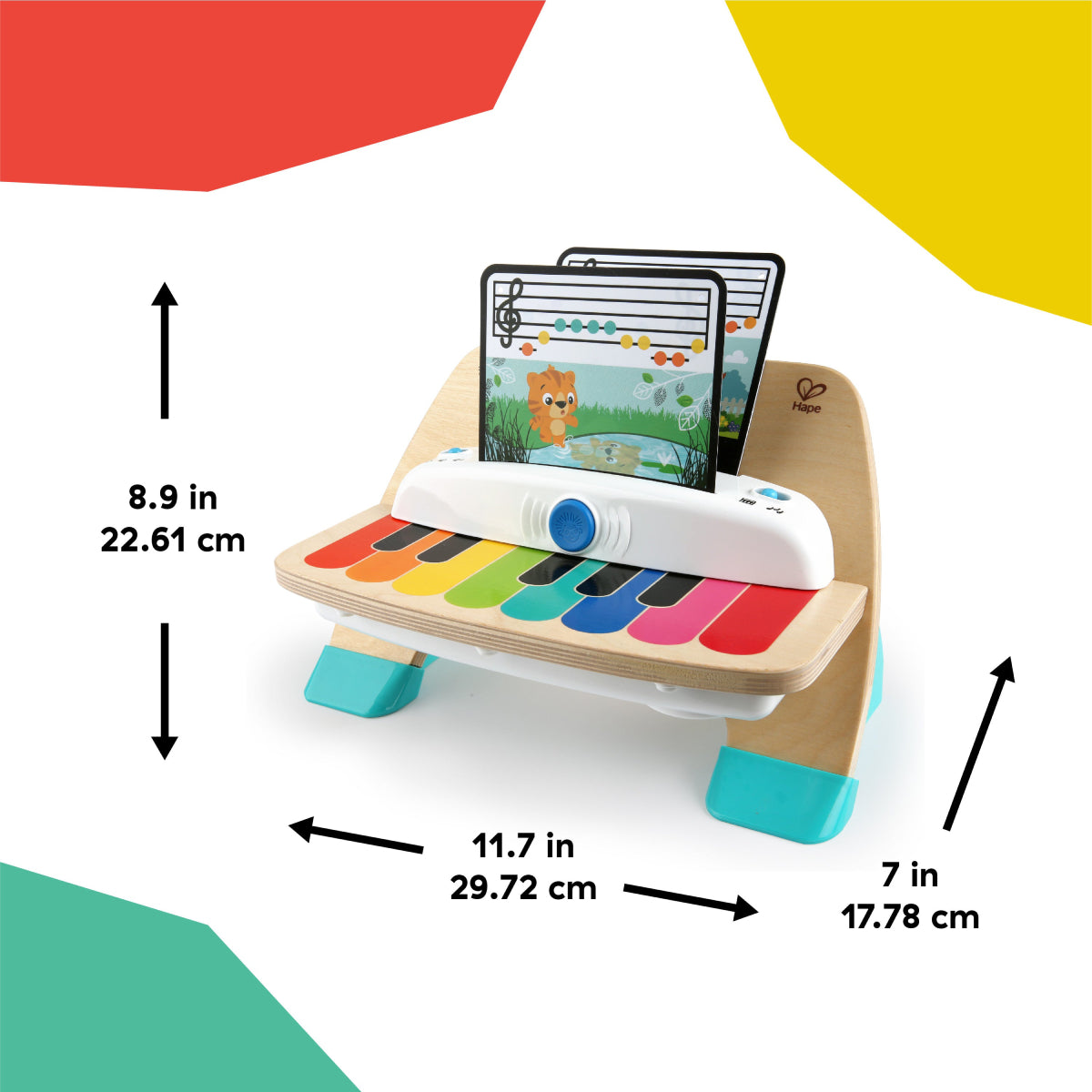 Baby Einstein Magic Touch Piano Wooden Musical Toy - Multicolor