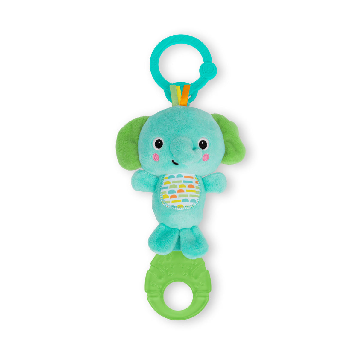 Bright Starts Tug Tunes Elephant On-the-Go Toy - Blue