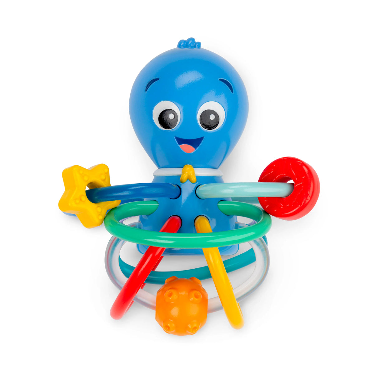 Baby Einstein Ocean Explorers Opuss Shake and Soothe Teether Rattle Toy - Blue