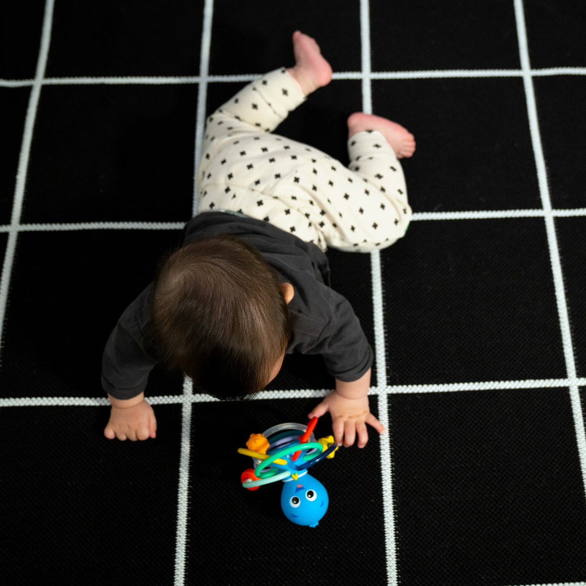 Baby Einstein Ocean Explorers Opuss Shake and Soothe Teether Rattle Toy - Blue