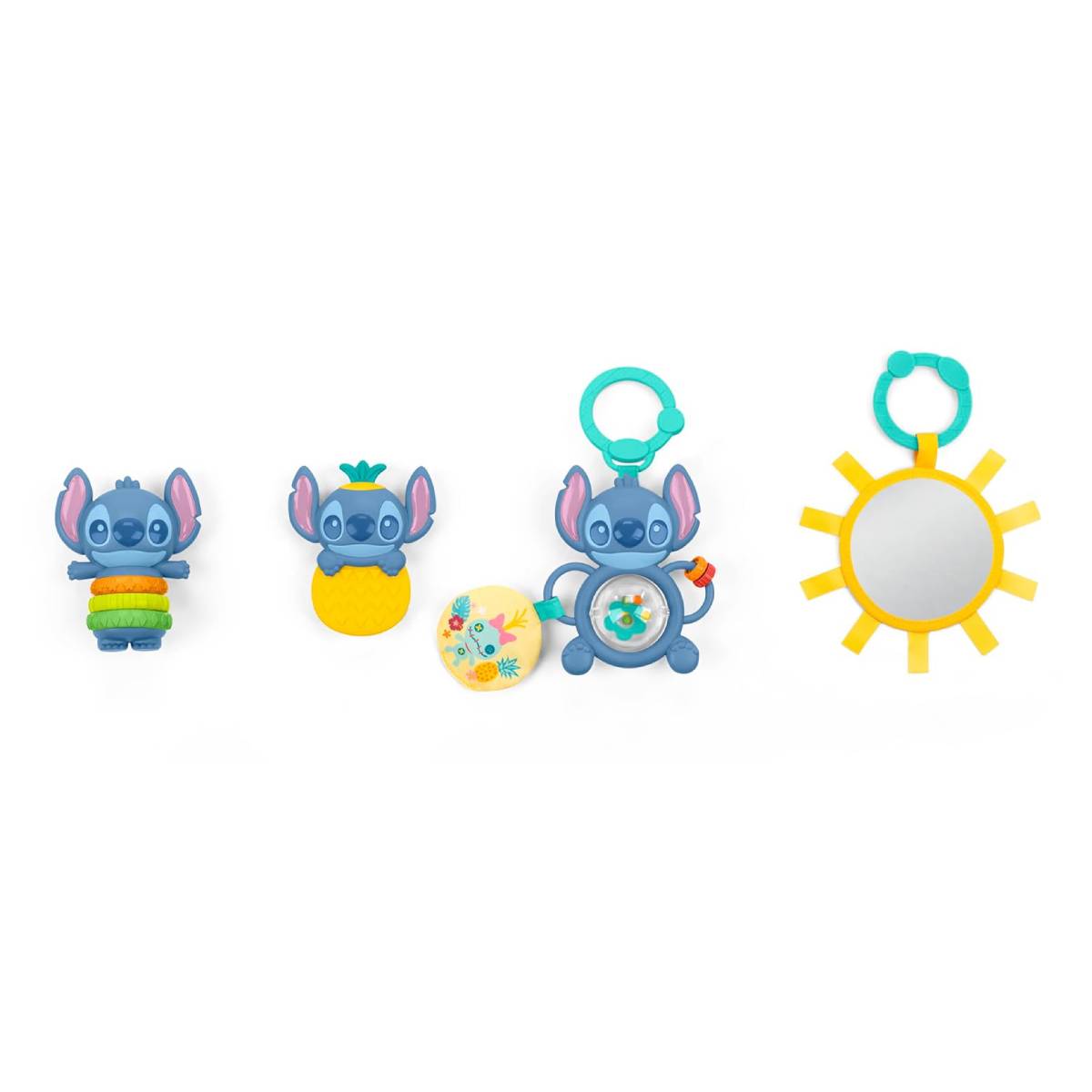 Disney Baby Bright Stars Stitch Tropical Treasures Gift Set (4 Pieces)