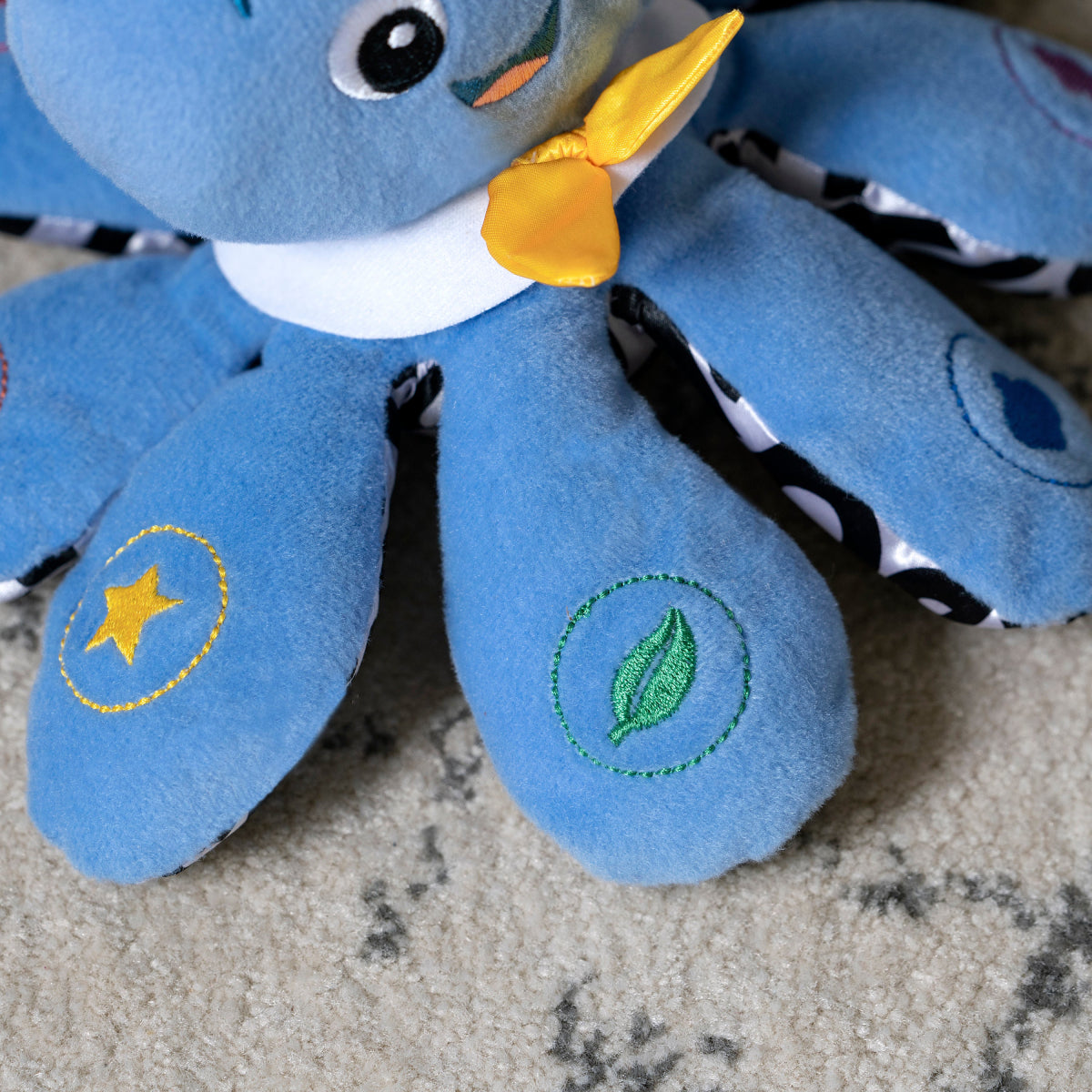 Baby Einstein Musical Octopus Plush Toy with Volume Control - Blue