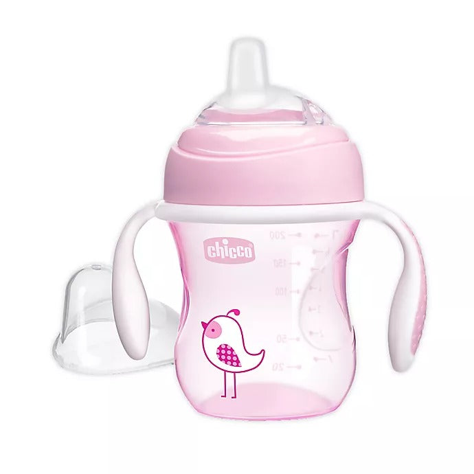 Chicco 7 oz Silicone Spout Transition Sippy Cup - Pink - Curacao