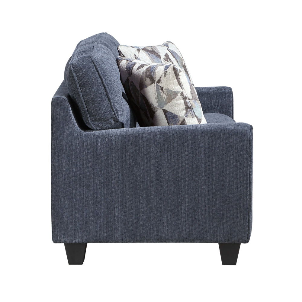 Vival Loveseat with Decorative Pillows by Homelegance