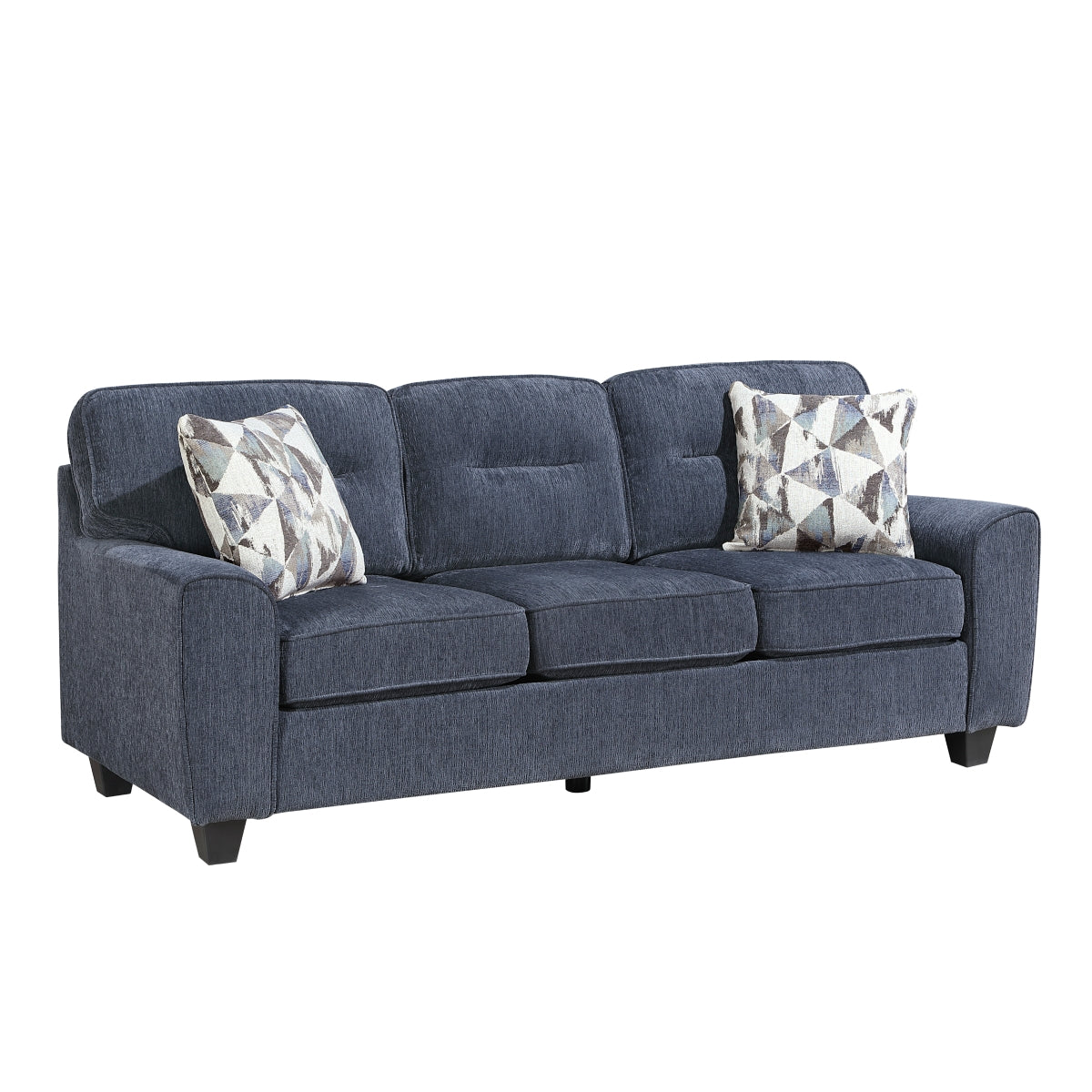 Vival 84" Sofa with Decorative Pillows by Homelegance
