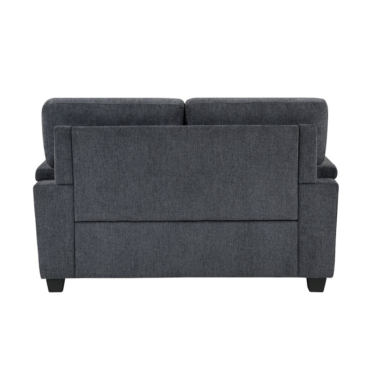Chelsea 60" Loveseat with Decorative Pillows by Homelegance - Gray