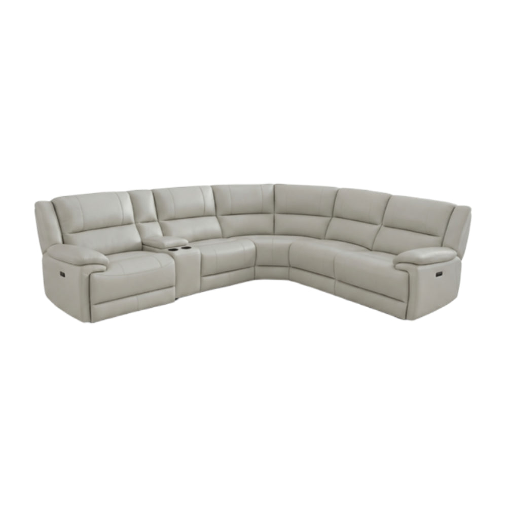 Madrid Power Reclining Sectional Sofa by Best Home - Beige