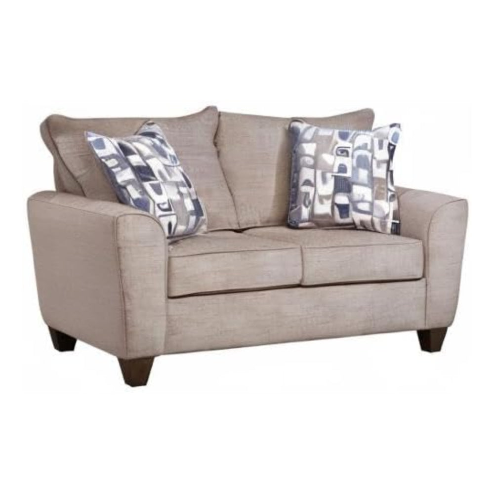 Barcelona Sofa and Loveseat with Pillows by Best Home - Beige
