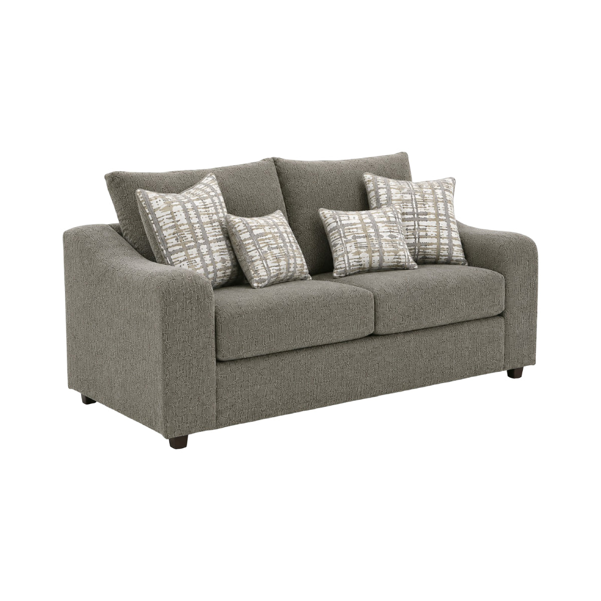 Dalia Sofa and Love Seat set By Best Home - Gray
