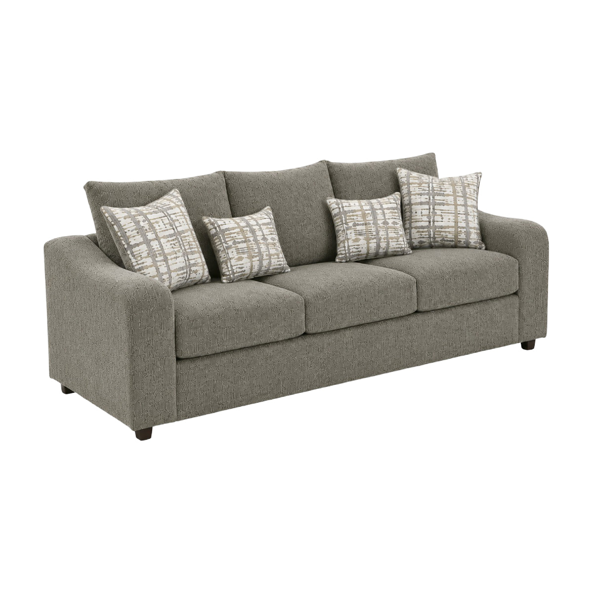 Dalia Sofa and Love Seat set By Best Home - Gray