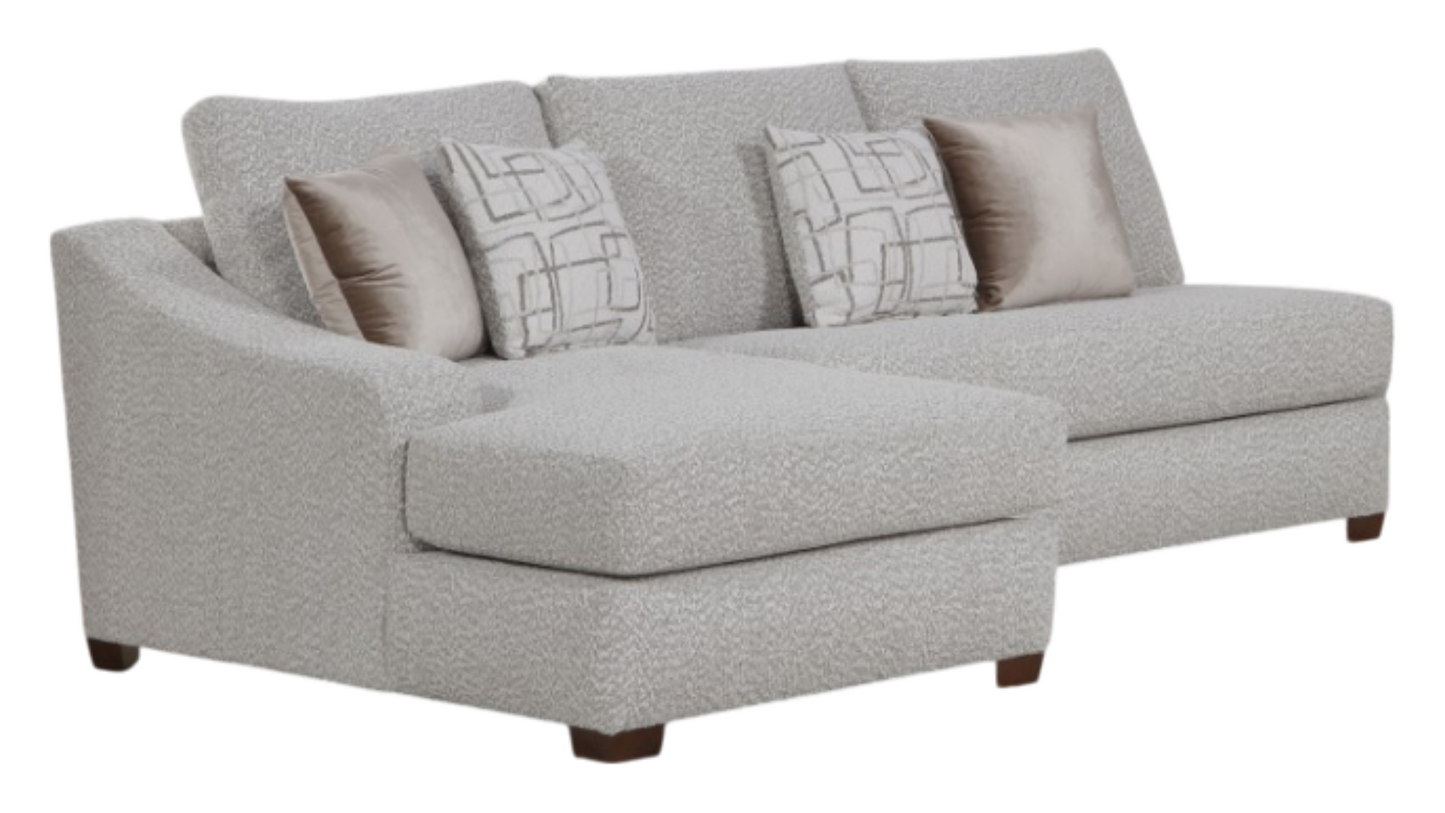 Lauren White Sand U Shape Sectional